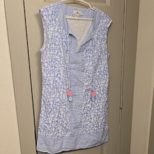 Vineyard Vines Blue and White Striped Shirt